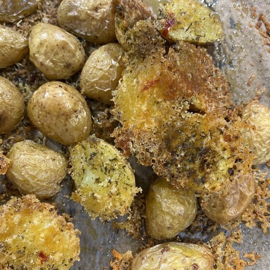 Parmesankartoffeln aus dem Ofen