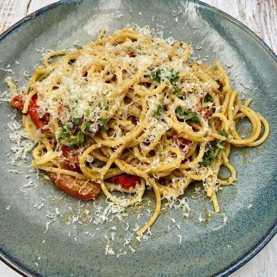 Spaghetti „Arrabiata Style“